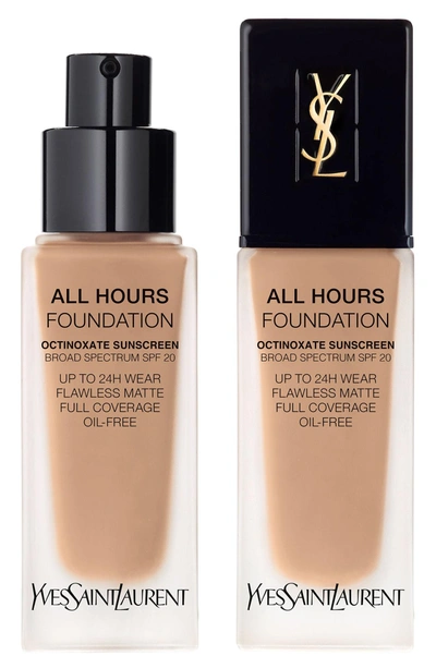 Shop Saint Laurent All Hours Full Coverage Matte Foundation Spf 20 - B60