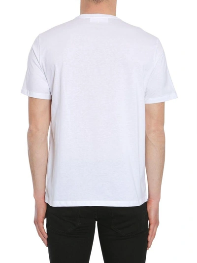 Shop Neil Barrett Modernist Steve Mcqueen Print T-shirt In Bianco