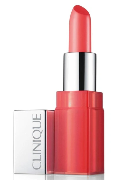 Shop Clinique Pop Glaze Sheer Lip Color & Primer In Melon Drop