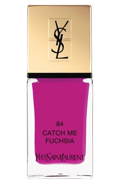 Shop Saint Laurent 'la Laque Couture' Nail Lacquer - 84 Catch Me Fuchsia