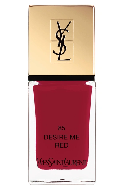 Shop Saint Laurent 'la Laque Couture' Nail Lacquer - 85 Desire Me Red