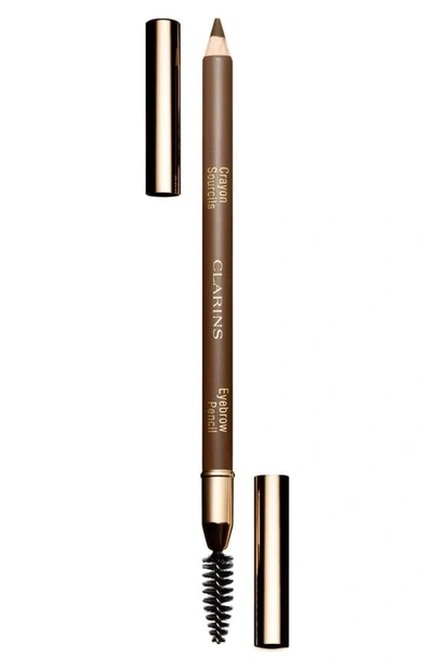 Shop Clarins Eyebrow Pencil In Soft Blonde