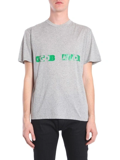 Shop Golden Goose Golden T-shirt In Grigio