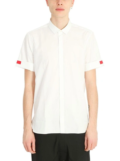 Shop Neil Barrett White Cotton Shirt