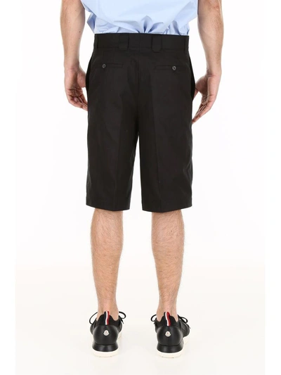 Shop Lanvin Chino Bermuda Shorts In Black (black)