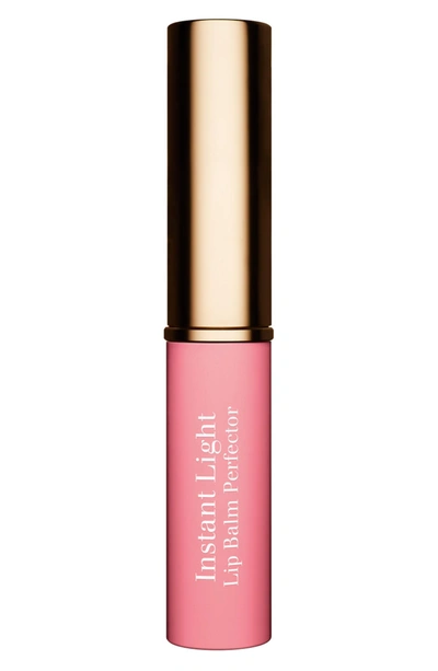 Shop Clarins Instant Light Lip Balm Perfector In 01-rose