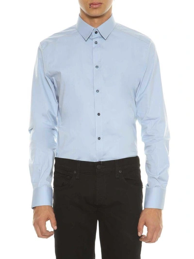 Shop Dolce & Gabbana Light Blue Shirt In Celeste