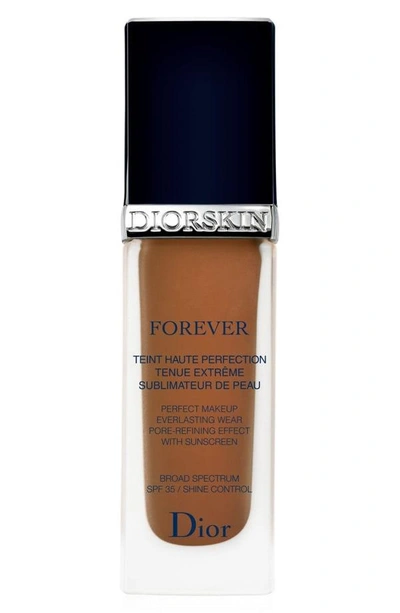 Shop Dior Skin Forever Perfect Foundation Broad Spectrum Spf 35 - 070 Dark Brown