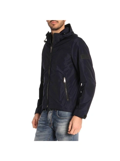 Shop Burberry Jacket Jacket Men  In Navy