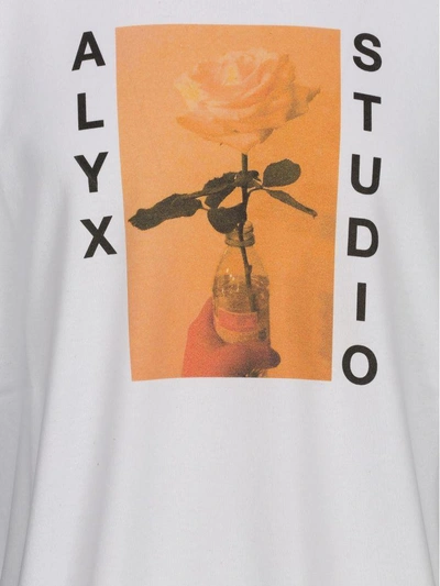 Shop Alyx Tshirt Alix Studios In White