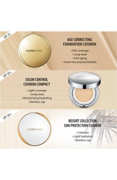 Shop Amorepacific 'color Control' Cushion Compact Broad Spectrum Spf 50 - 204 Tan Gold