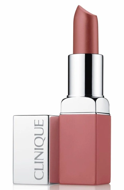 Shop Clinique Pop Matte Lip Color + Primer In Blushing Pop