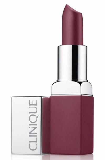 Shop Clinique Pop Matte Lip Color + Primer In Bold Pop