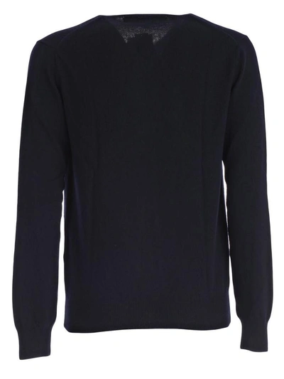 Shop Comme Des Garçons Play Sweater In Blue