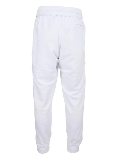 Shop Off-white Trousers In Bianco Nero