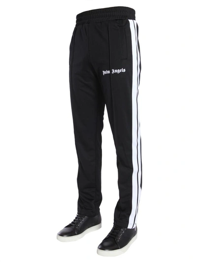 Shop Palm Angels Track Trousers In Nero