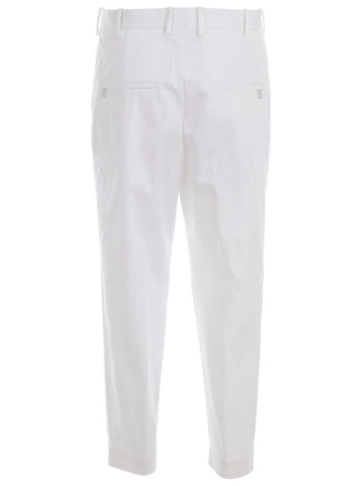 Shop Neil Barrett Trousers In White