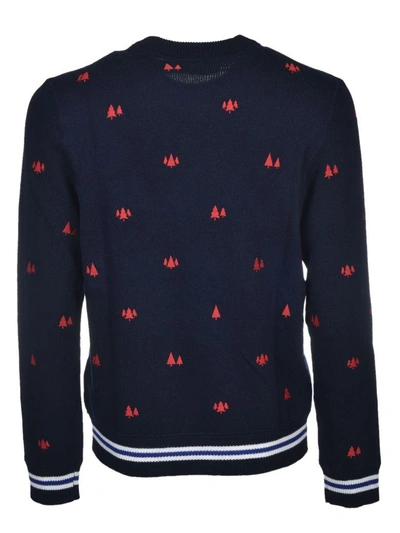 Shop Dsquared2 Trees Embroidered Sweater