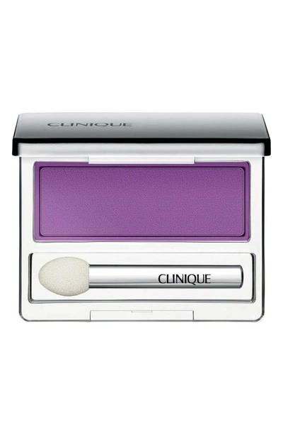 Shop Clinique All About Shadow(tm) Single Eyeshadow In Purple Pumps