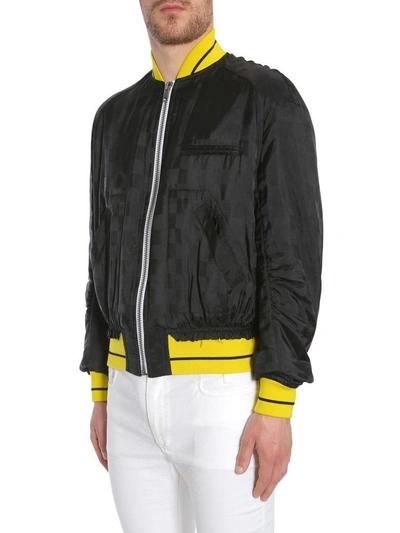 Shop Haider Ackermann Dill Black Bomber Jacket In Nero