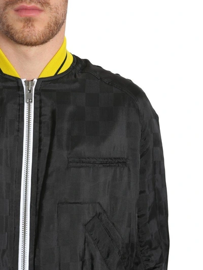 Shop Haider Ackermann Dill Black Bomber Jacket In Nero