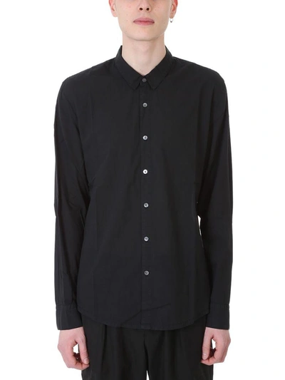 Shop James Perse Black Cotton Shirt