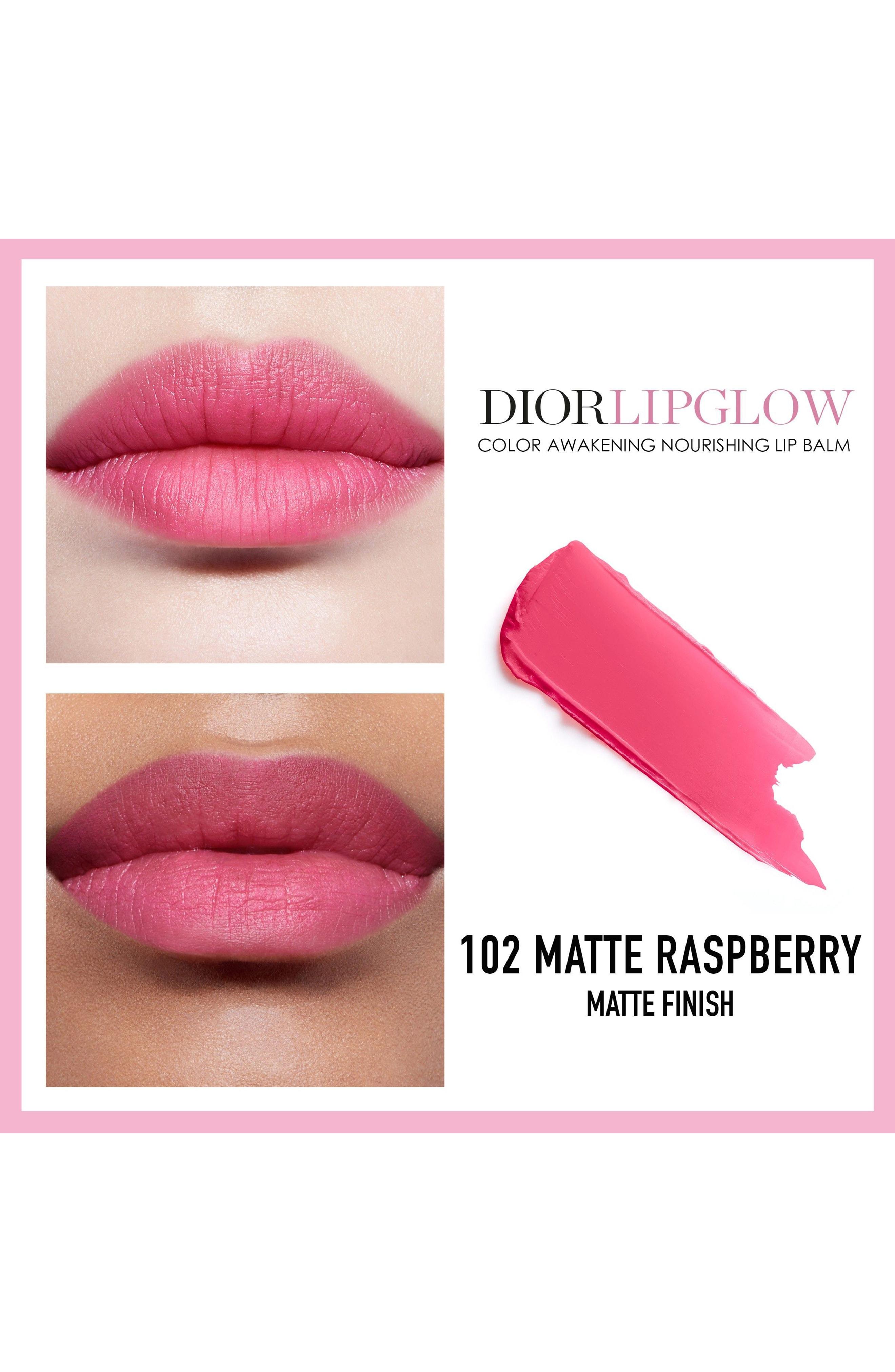 Lipglow Color Dior Addict Lip Glow 102 Matte Raspberry Matte