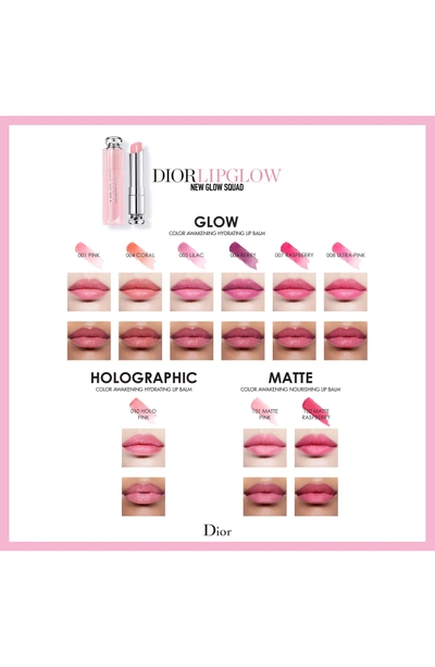 Shop Dior Addict Lip Glow Color Reviving Lip Balm In 102 Matte Raspberry / Matte