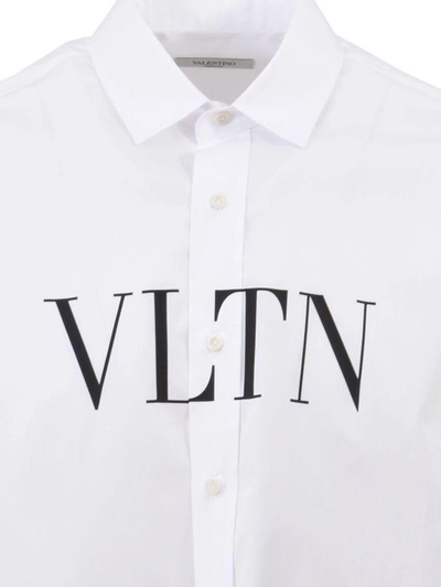 Shop Valentino White Vltn Shirt