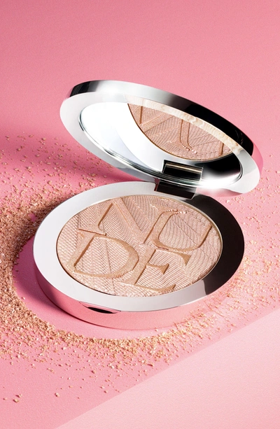 Shop Dior Skin Nude Air Luminizer Glow Addict Holographic Sculpting Powder In 001 Holo Pink