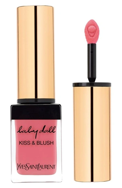 Shop Saint Laurent Baby Doll Kiss & Blush - 08 Pink Hedoniste