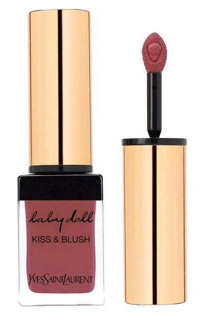 Shop Saint Laurent Baby Doll Kiss & Blush In 10 Nude Insolent