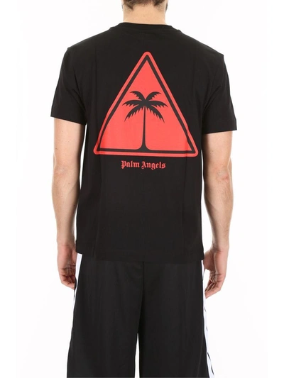 Shop Palm Angels Palm Icon T-shirt In Black Rednero