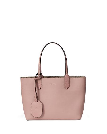gucci small turnaround reversible leather tote