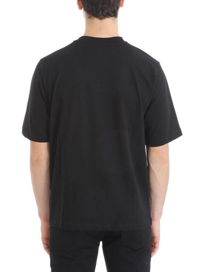 Shop Helmut Lang Austria Black Cotton T-shirt