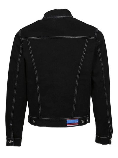 Shop Kenzo Denim Jacket In Noir