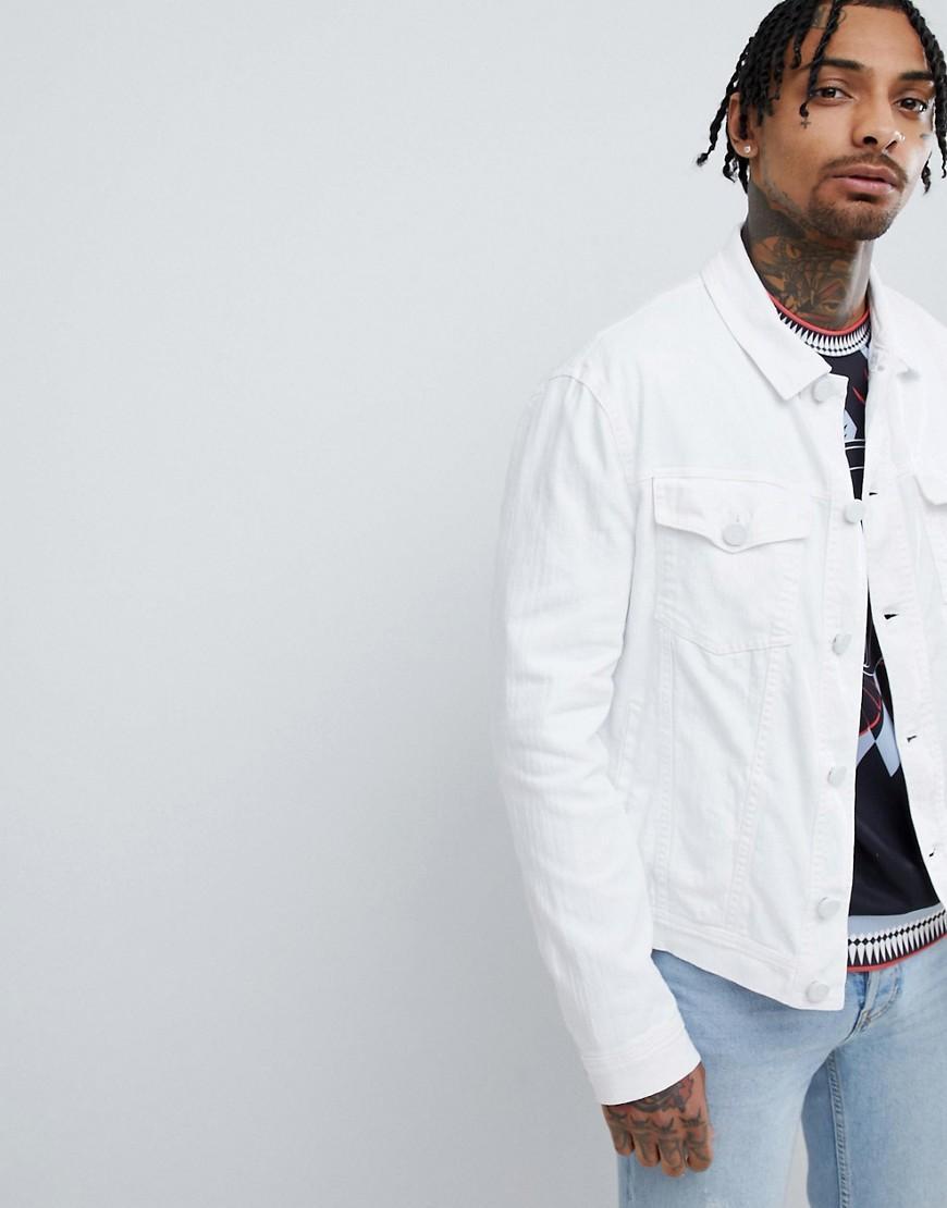 versace white denim jacket