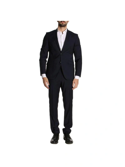 Shop Etro Suit Suit Men  In Blue