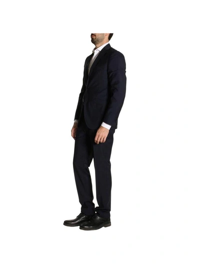 Shop Etro Suit Suit Men  In Blue