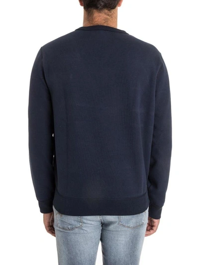 Shop Ralph Lauren Sweatshirt In Blue