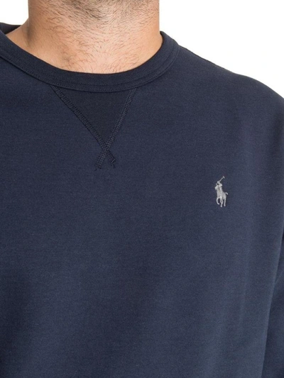 Shop Ralph Lauren Sweatshirt In Blue