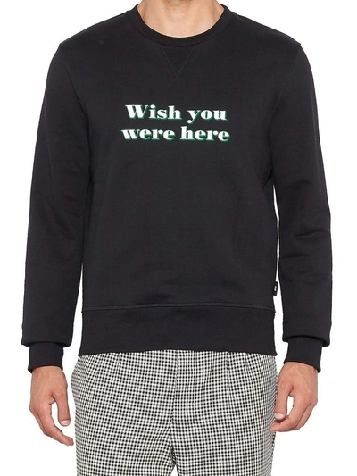 Shop Ami Alexandre Mattiussi Sweatshirt In Black