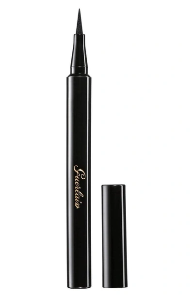 Shop Guerlain Lart Du Trait Felt Eyeliner In 01 Noir