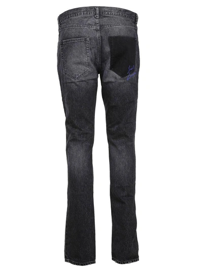 Shop Saint Laurent Classic Jeans In Black