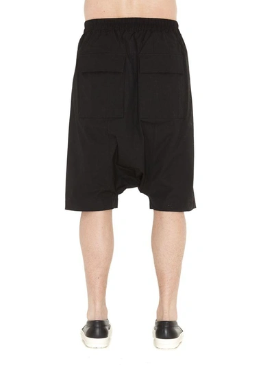 Shop Rick Owens Ricks Pods Shorts In Black