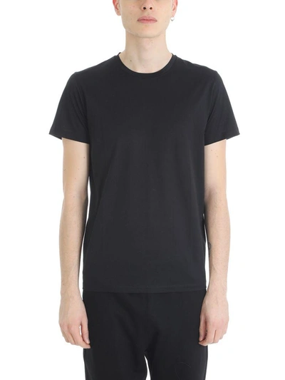 Shop Jil Sander Black Cotton T-shirt