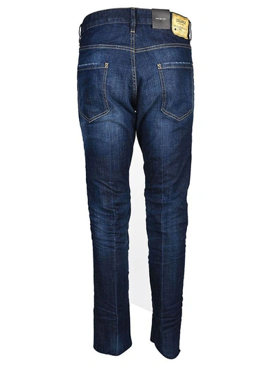 Shop Dsquared2 Cool Guy Jeans In Blu Scuro