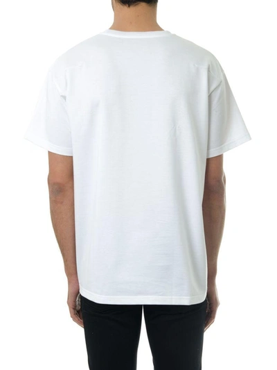 Shop Dior Har White Cotton T-shirt