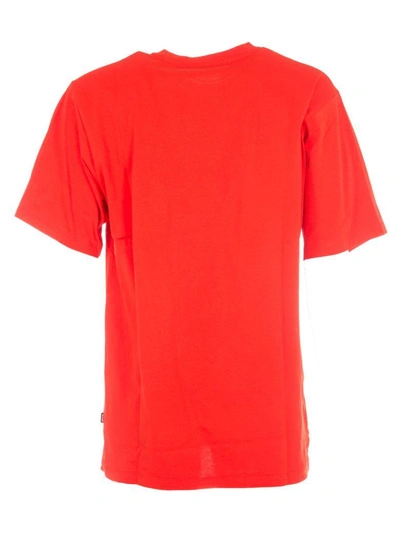 Shop Msgm Wow T-shirt In Red