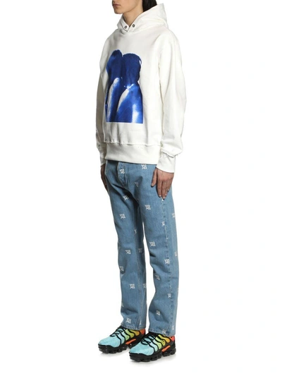 Shop Misbhv Ss18- 109 Dystom Hoodieoff White In Panna